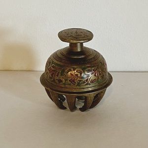 Brass Elephant Claw Bell Home Decor